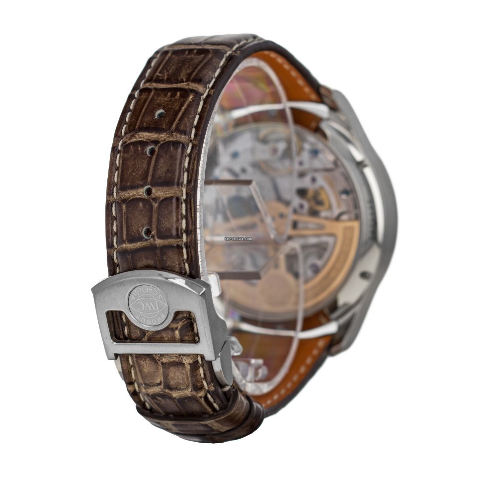 IMG_9081 IWC Portuguese Perpetual Calendar Mens watch Unisex Automatic White gold IW503301 Replica 4
