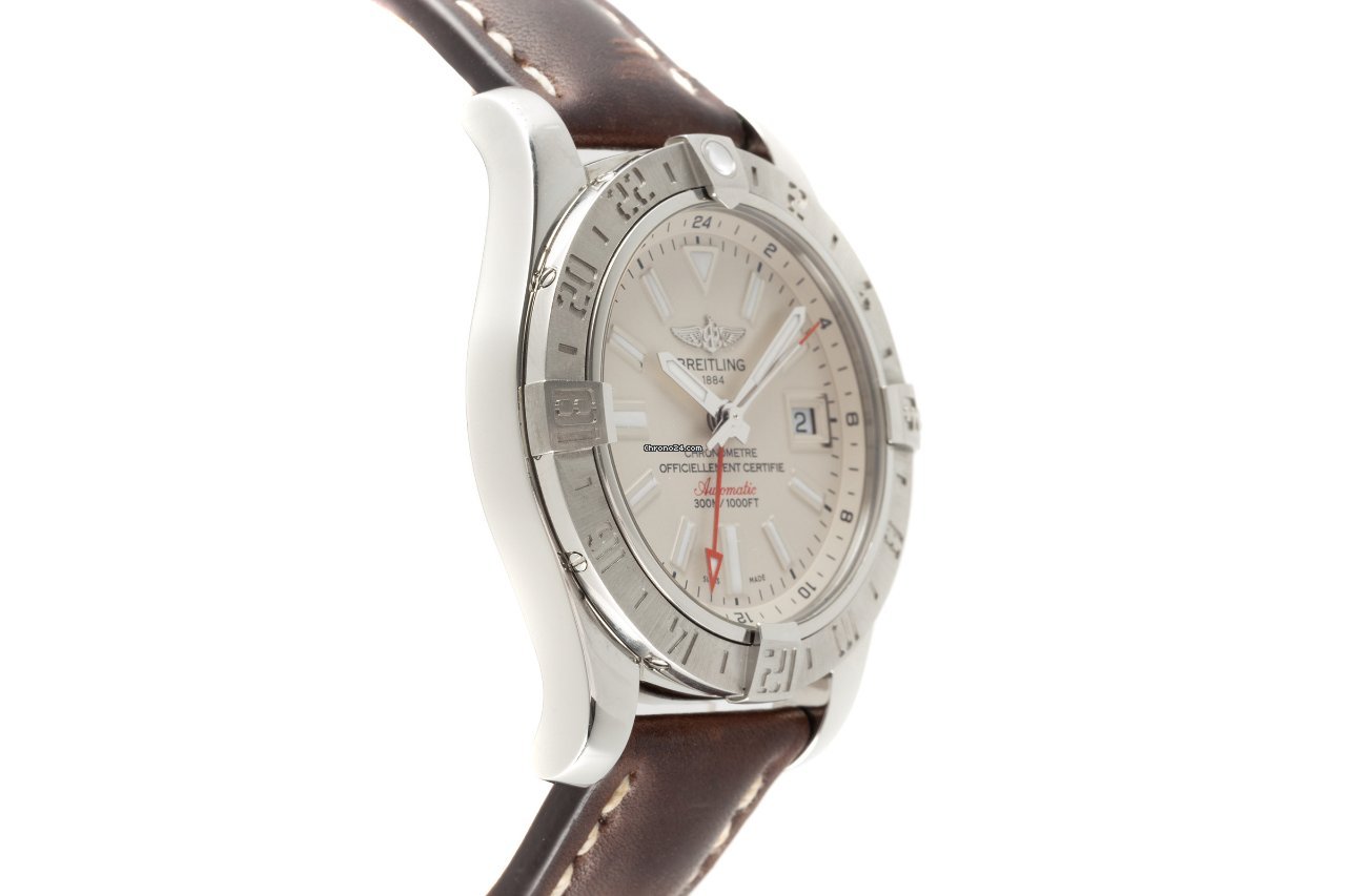 IMG_9081 Breitling Avenger II GMT Mens watch Unisex Automatic Steel A3239011 G778 Replica 4