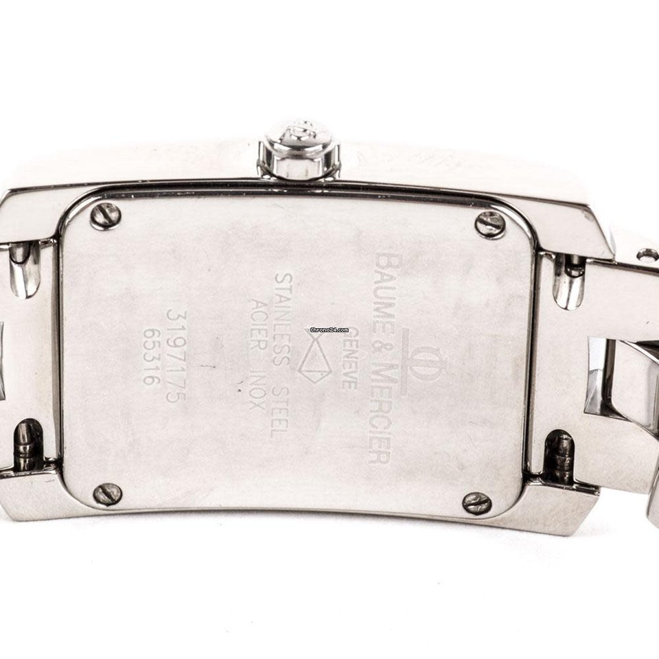 IMG_9081 Baume & Mercier Hampton Womens watch Quartz Steel 65316 Replica 4