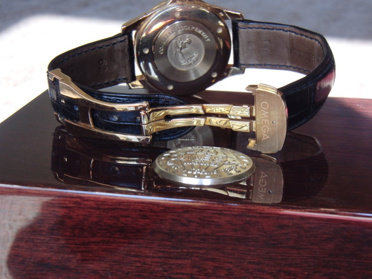 IMG_9081 Omega De Ville Co-Axial Mens watch Unisex Automatic Yellow gold 4631.31.31 Replica 4