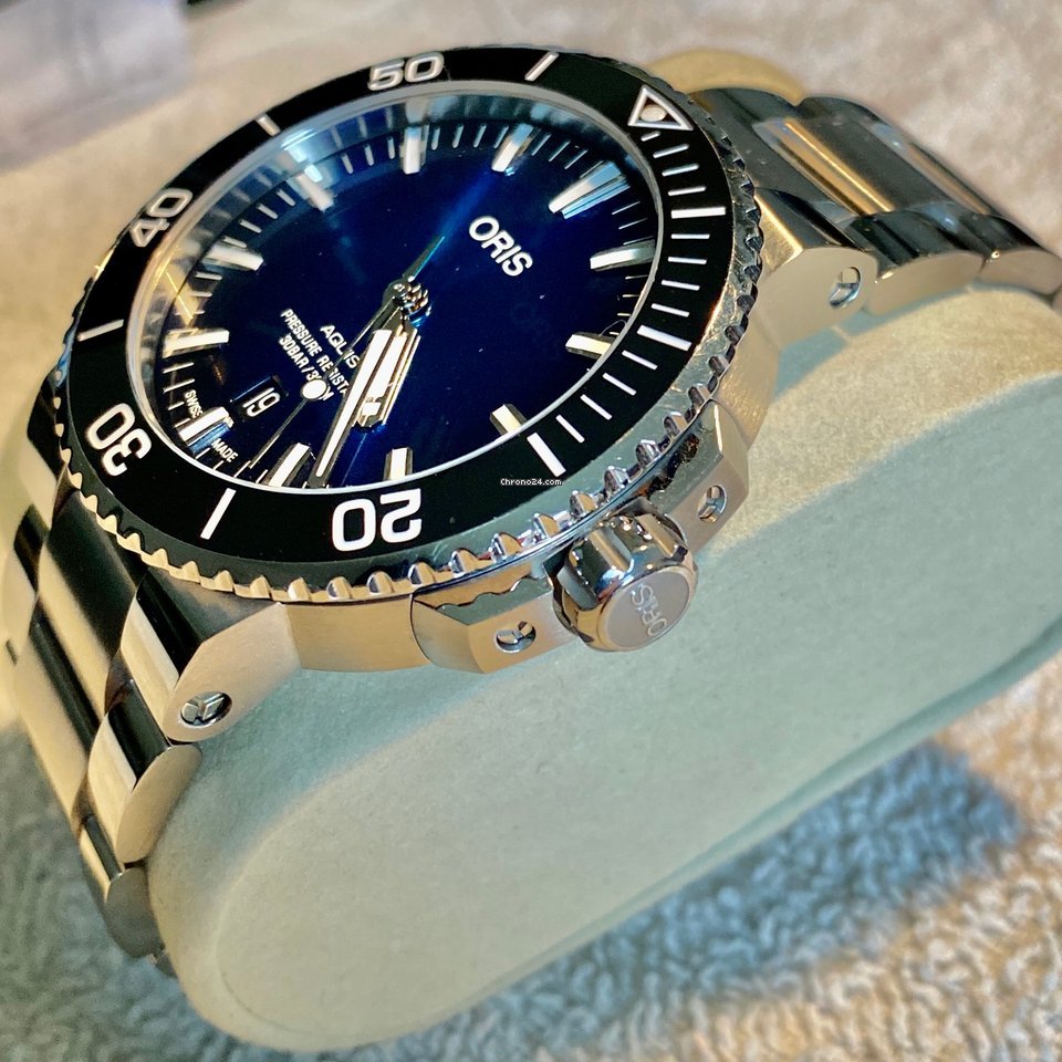 IMG_9081 Oris Aquis Date Mens watch Unisex Automatic Steel 01 733 7730 4185-Set RS Replica 4