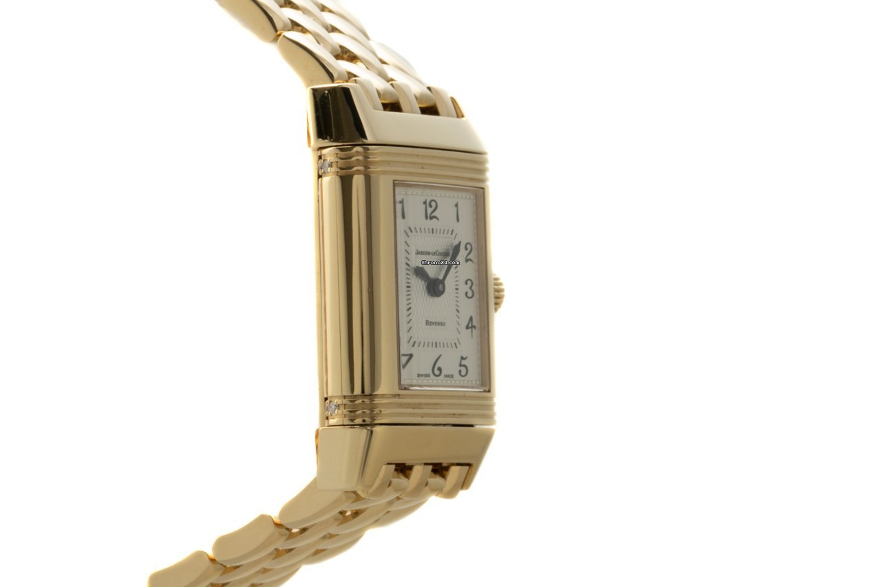 Jaeger-LeCoultre Reverso Duetto Womens watch Manual winding Yellow gold 266.1.44 Replica 4
