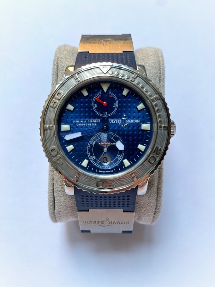 IMG_9081 Ulysse Nardin Maxi Marine Diver Mens watch Unisex Automatic Steel 263 -58 Edition 697 999 Replica 4