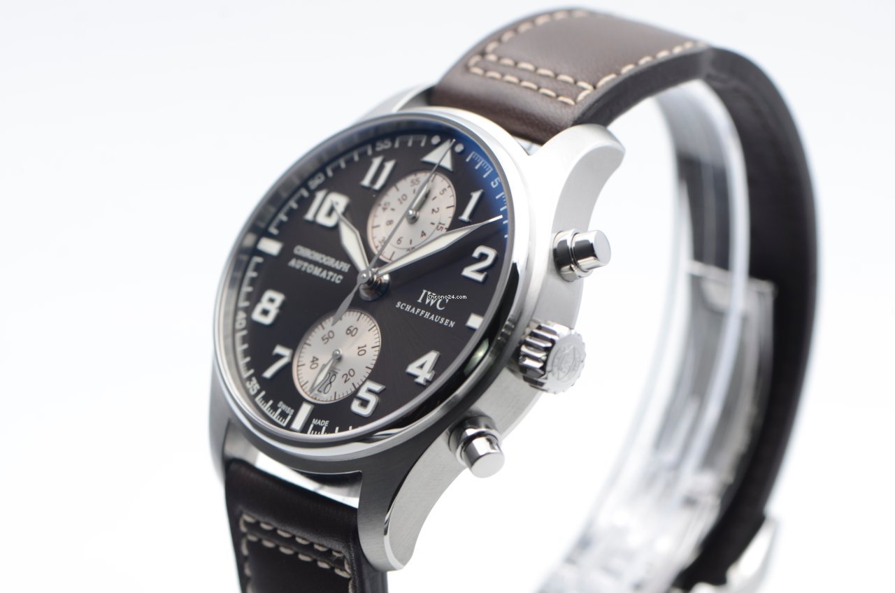 IMG_9081 IWC Pilot Spitfire Chronograph Mens watch Unisex Automatic Steel IW387806 Replica 4