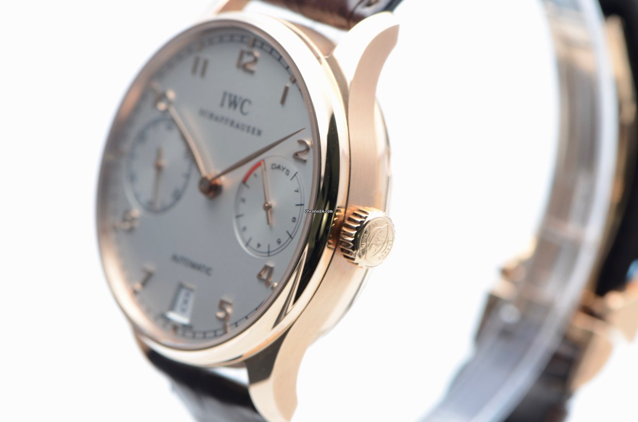 IMG_9081 IWC Portuguese Automatic Mens watch Unisex Automatic Rose gold IW500113 Replica 4