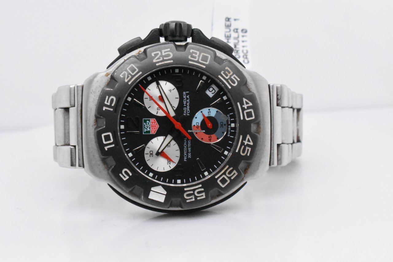 TAG Heuer Formula 1 Quartz Mens watch Unisex Quartz Steel CAC1110-0 Replica 4