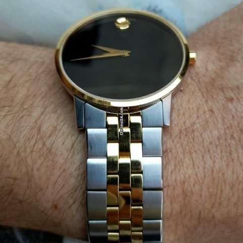 IMG_9081 Movado Museum Mens watch Unisex Quartz Rel??gio Cl??ssico Movado Museum (0607200) Replica 4