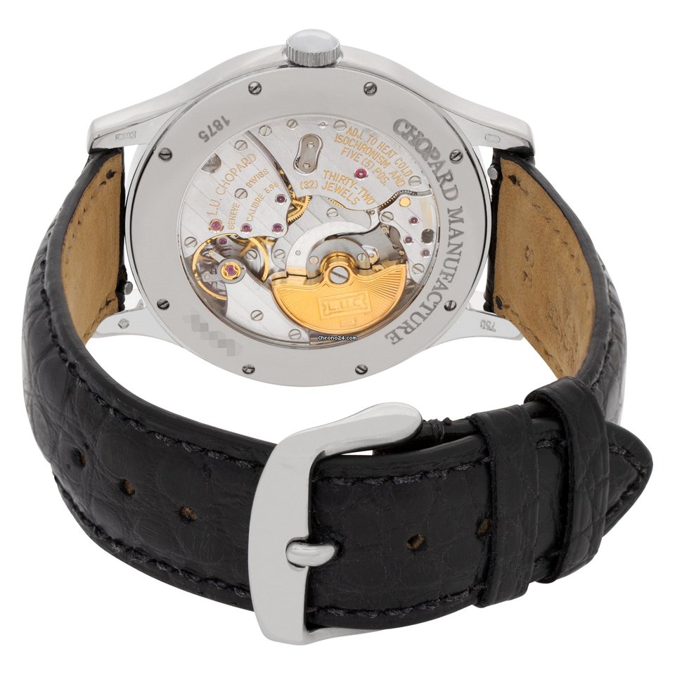 IMG_9081 Chopard L.U.C Mens watch Unisex Automatic White gold 1875 Replica 4