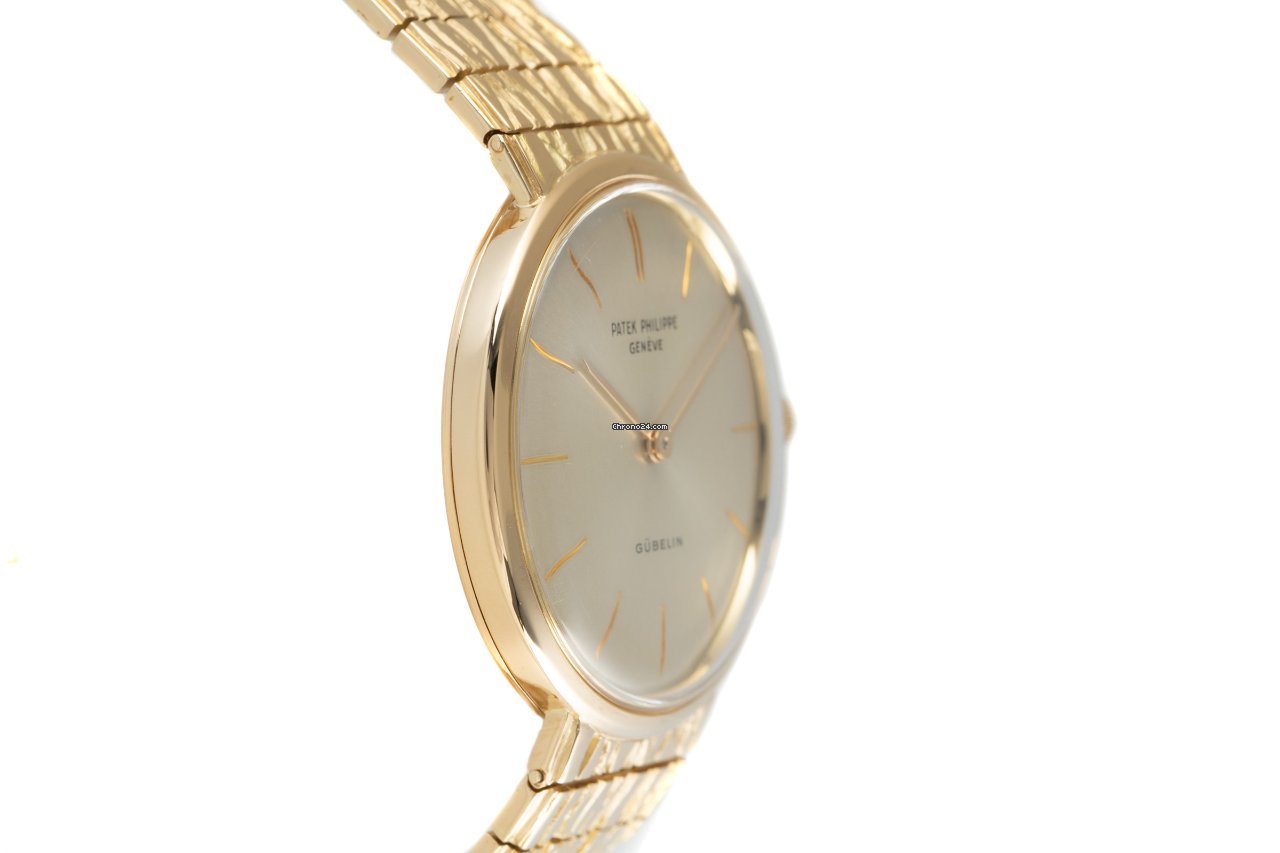 IMG_9081 Patek Philippe Calatrava Mens watch Unisex Manual winding Yellow gold 3416 Replica 4