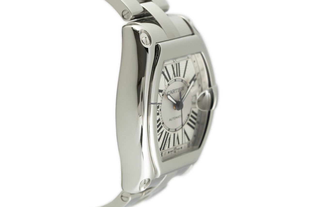 Cartier Roadster Mens watch Unisex Automatic Steel 2722 Replica 4