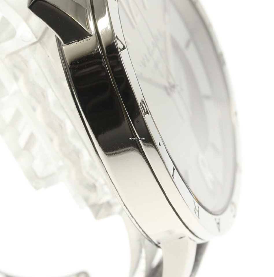 IMG_9081 Bulgari Bulgari Mens watch Unisex Manual winding Steel BB43SRM Replica 4
