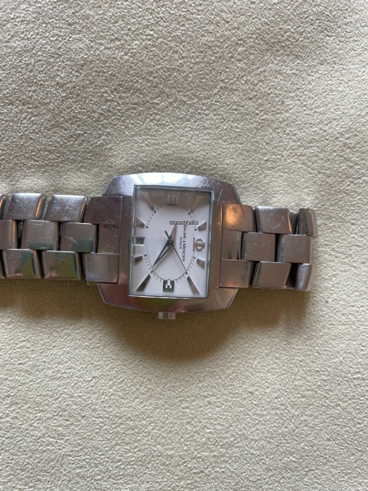 IMG_9081 Baume & Mercier Hampton Womens watch Quartz Steel MOA 08426 - 3695385 Replica 4