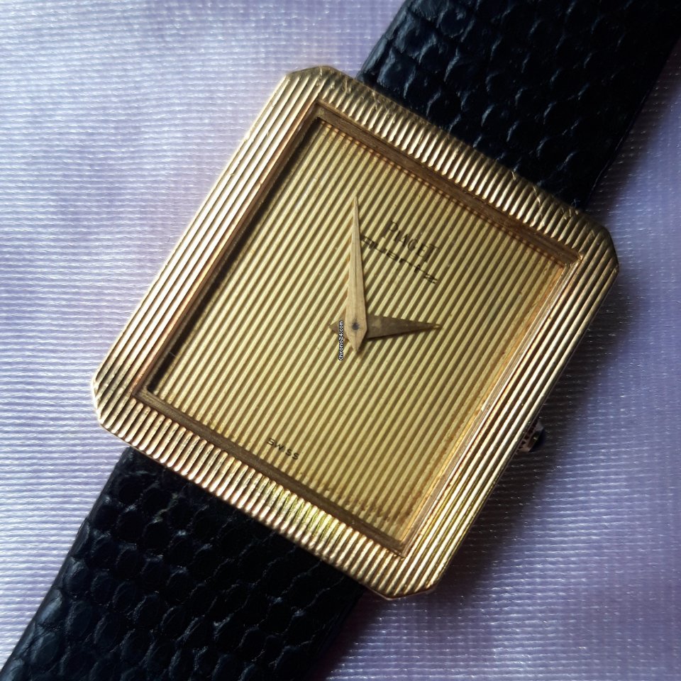 IMG_9081 Piaget Mens watch Unisex Quartz Yellow gold 19154 Replica 4
