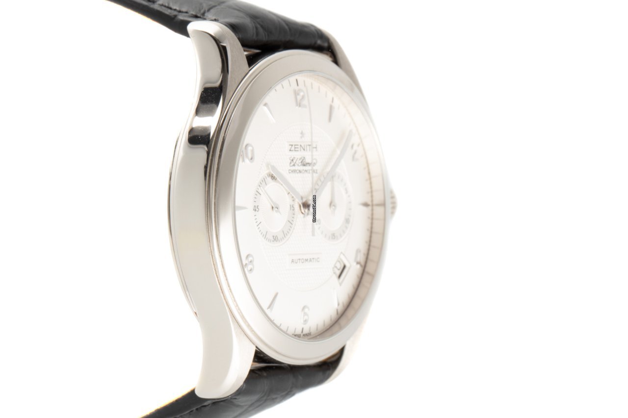 IMG_9081 Zenith El Primero Chronograph Mens watch Unisex Automatic White gold 65.0520.4002 Replica 4