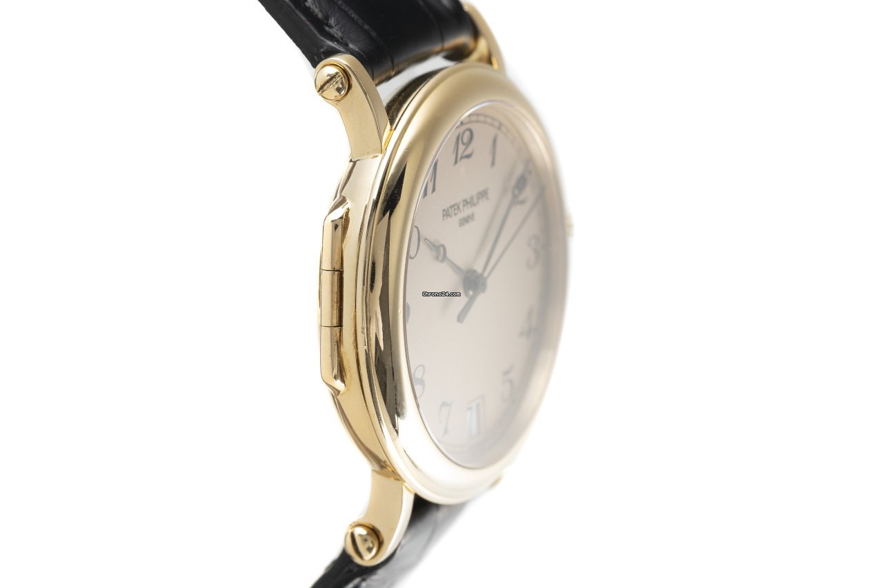 IMG_9081 Patek Philippe Calatrava Mens watch Unisex Automatic Yellow gold 5053J-001 Replica 4