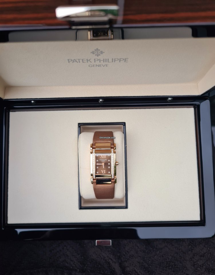 IMG_9081 Patek Philippe Twenty~4 Womens watch Quartz Rose gold 4920R-001 Replica 4