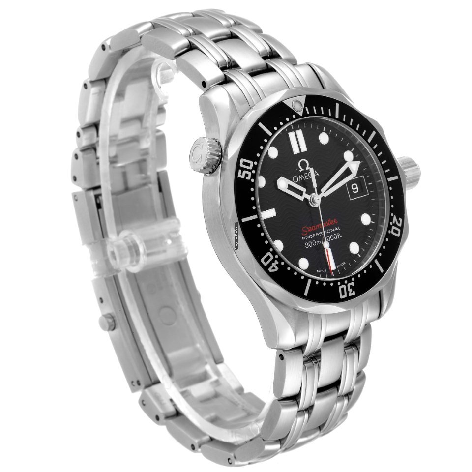 Omega Seamaster Diver 300 M Mens watch Unisex Quartz Steel 212.30.36.61.01.001 Replica 4