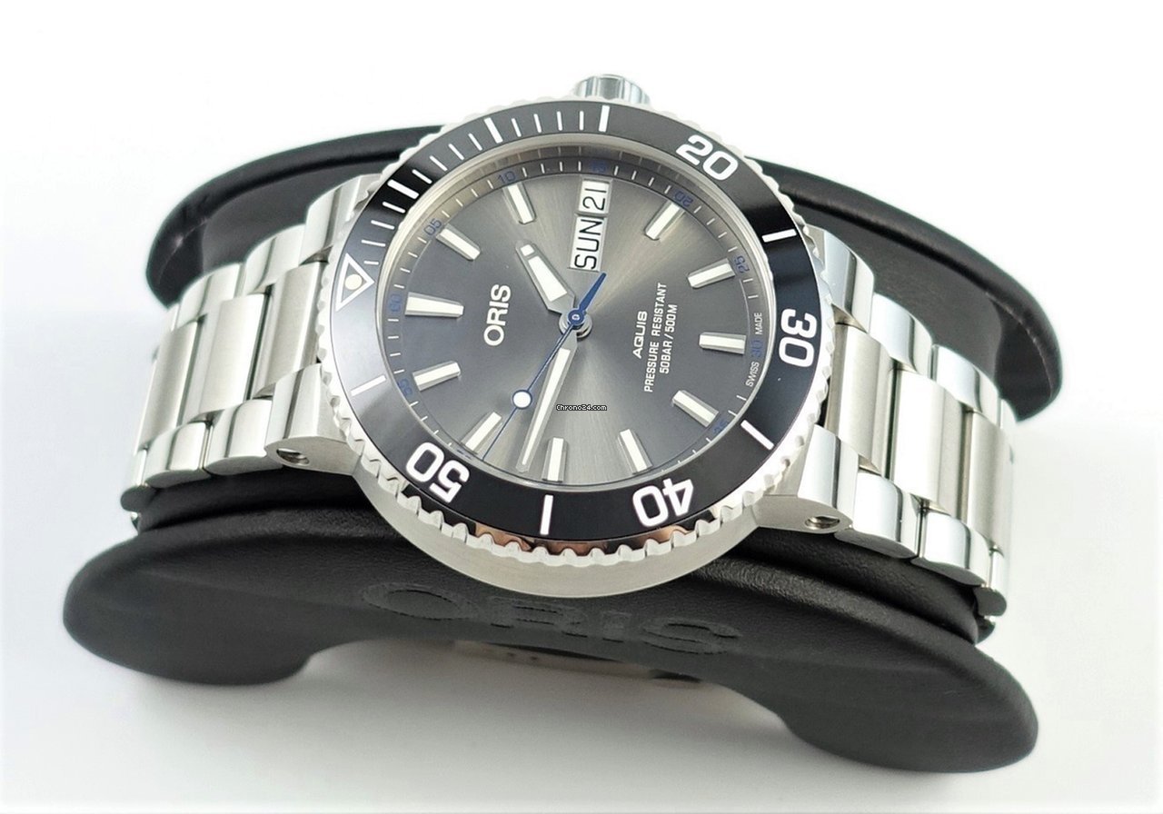 IMG_9081 Oris Hammerhead Limited Edition Mens watch Unisex Automatic Steel 01 752 7733 4183-Set MB Replica 4