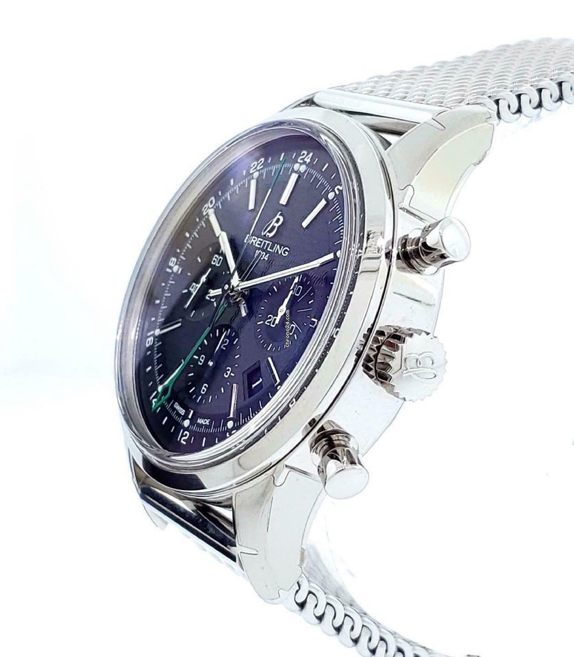 IMG_9081 Breitling Transocean Chronograph GMT Automatic AB0451 Replica 4