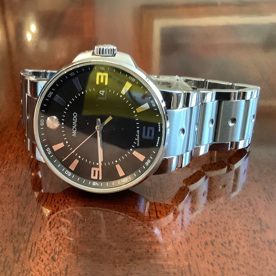 Movado SE Pilot Mens watch Unisex Quartz Steel 0606759 Replica 4