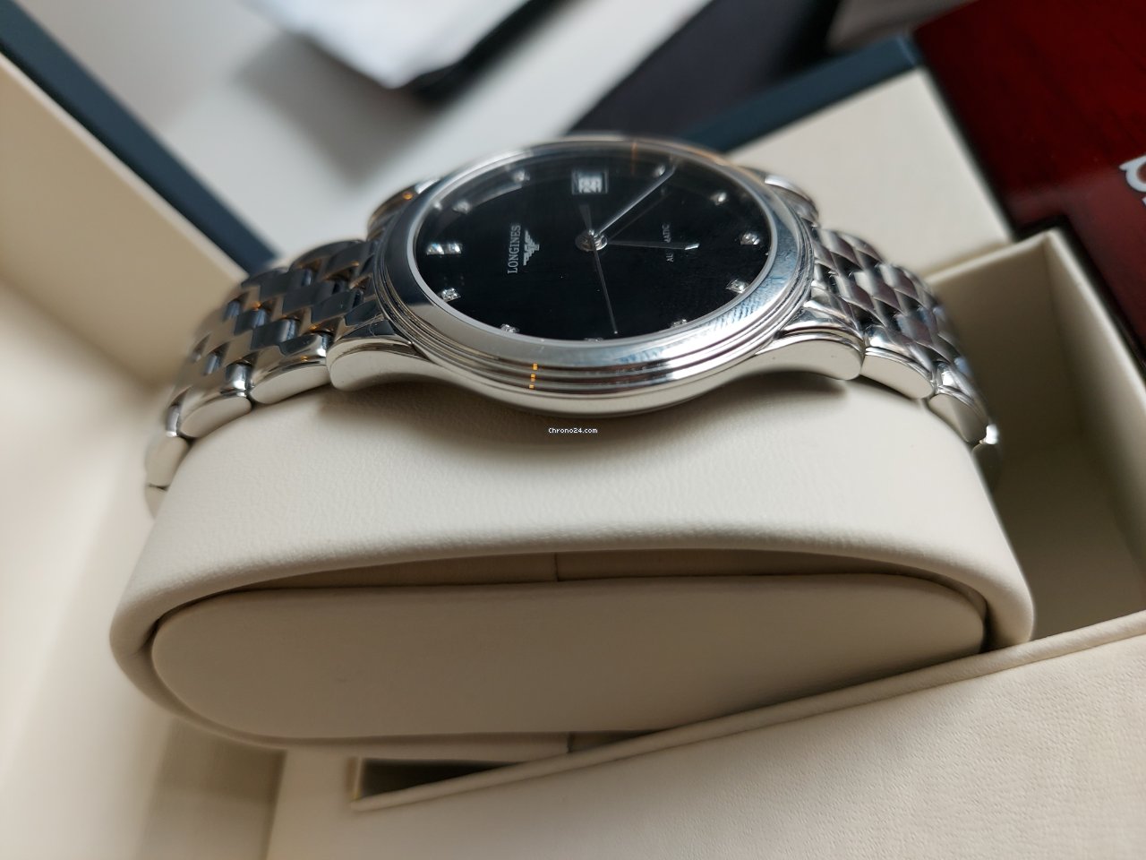 IMG_9081 Longines Flagship Mens watch Unisex Automatic Steel L4.774.4.57.6 Replica 4