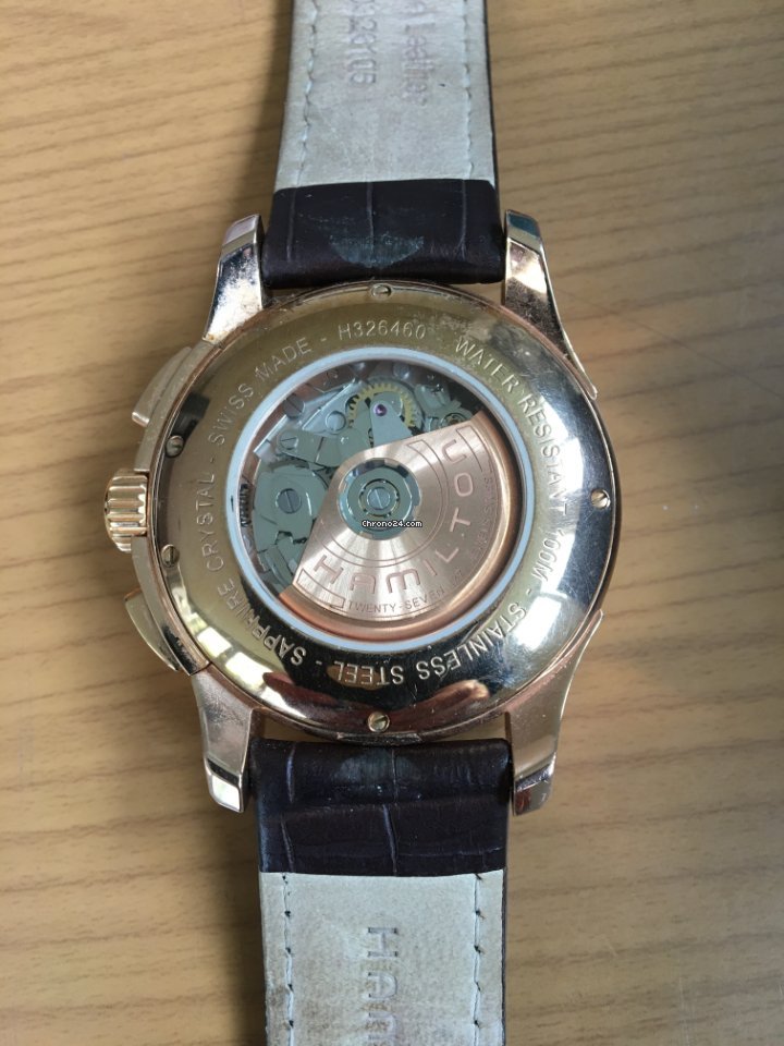 IMG_9081 Hamilton Jazzmaster Auto Chrono Mens watch Unisex Automatic Steel H326460 Replica 4