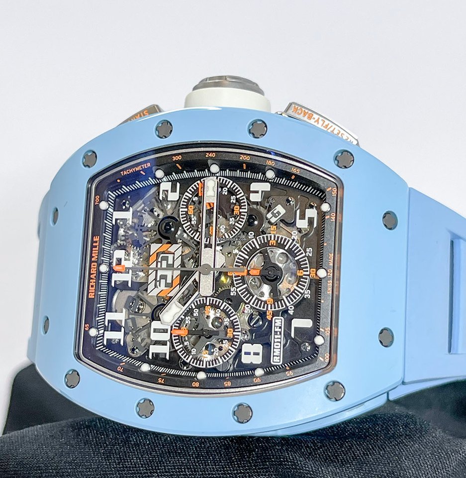 IMG_9081 Richard Mille RM 011 Mens watch Unisex Automatic Ceramic RICHARD MILLE Replica 4