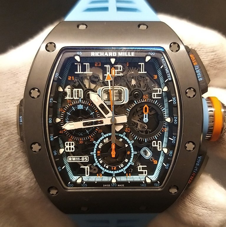IMG_9081 Richard Mille RM 011 Automatic Titanium RM11 05 Replica 4