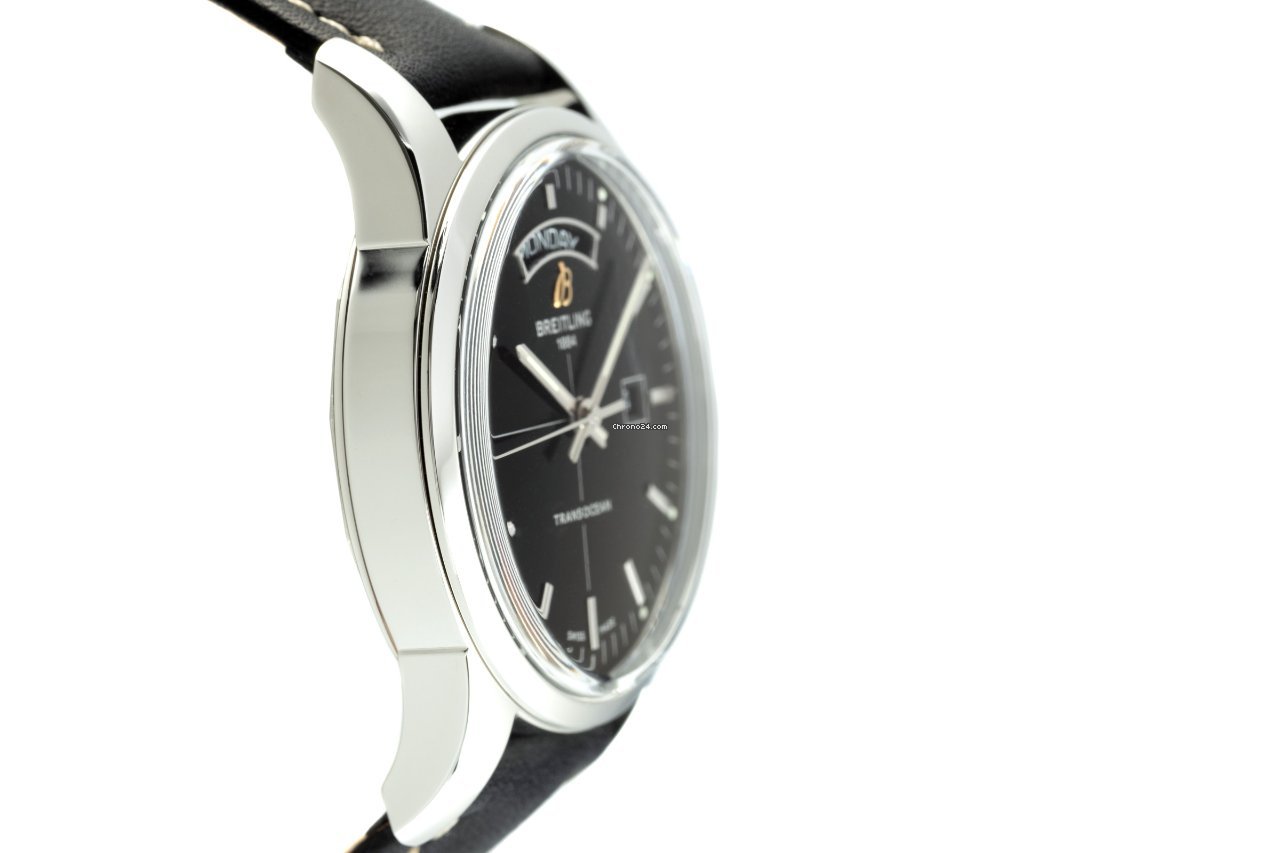 IMG_9081 Breitling Transocean Day & Date Mens watch Unisex Automatic Steel A45310 Replica 4