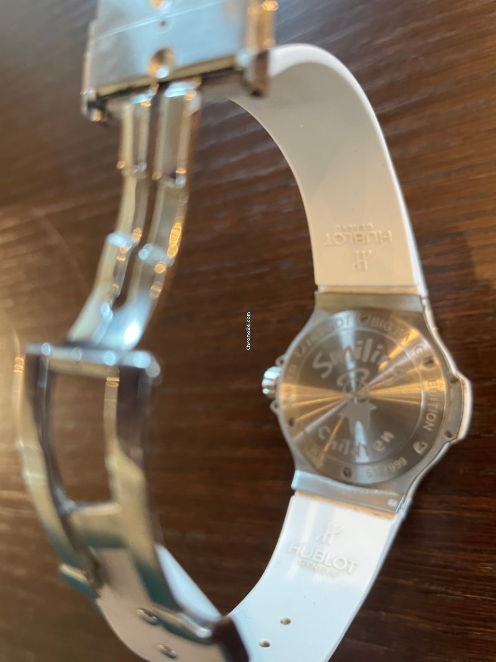 IMG_9081 Hublot Big Bang 38 mm Womens watch Quartz Steel 361.SE.2010.RW.1104 Replica 4