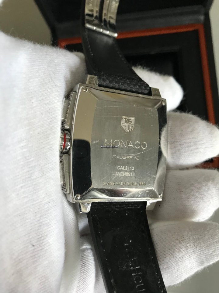 IMG_9081 TAG Heuer Monaco Calibre 12 Mens watch Unisex Automatic Steel CAL2113.FC6536 Replica 4