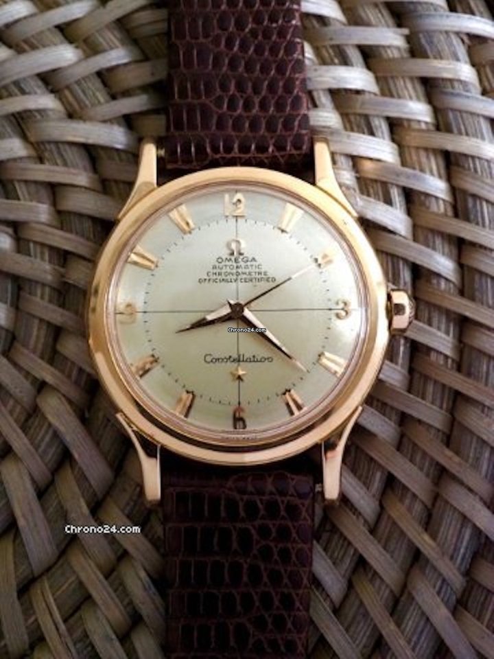 Omega Constellation Mens watch Unisex Automatic Rose gold 2799 Replica 4