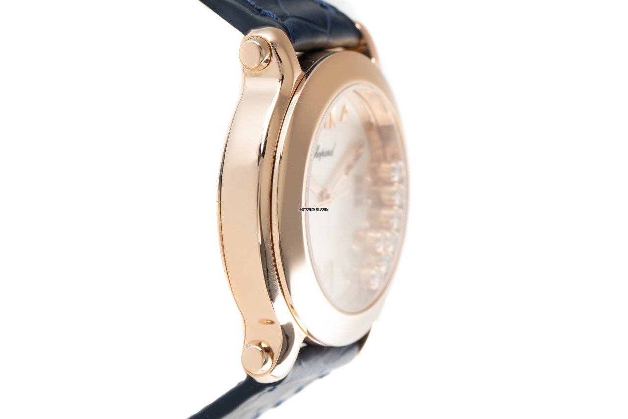 Chopard Happy Sport Womens watch Quartz Red gold 4183 Replica 4