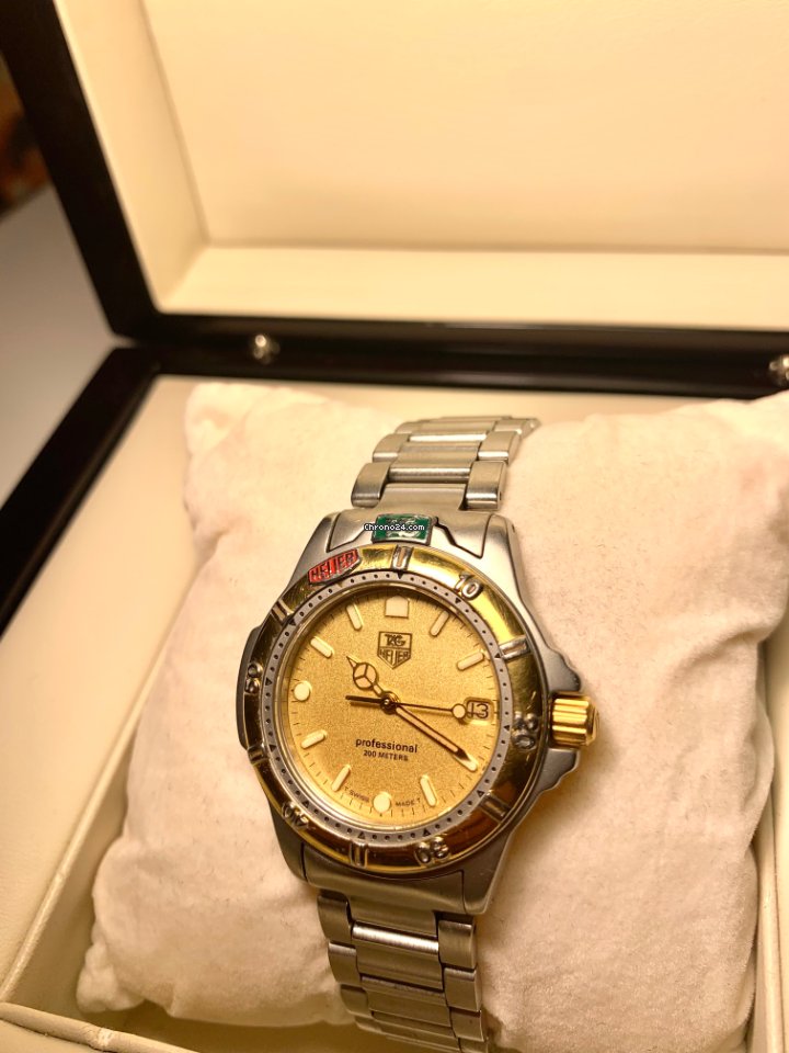 TAG Heuer Mens watch Unisex Quartz Gold Steel 995.413K Replica 4