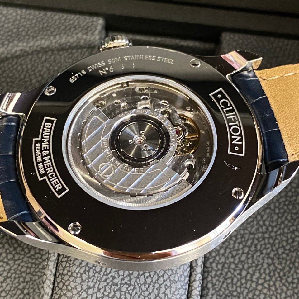 Baume & Mercier Clifton Mens watch Unisex Automatic Steel M0A10450 Replica 4