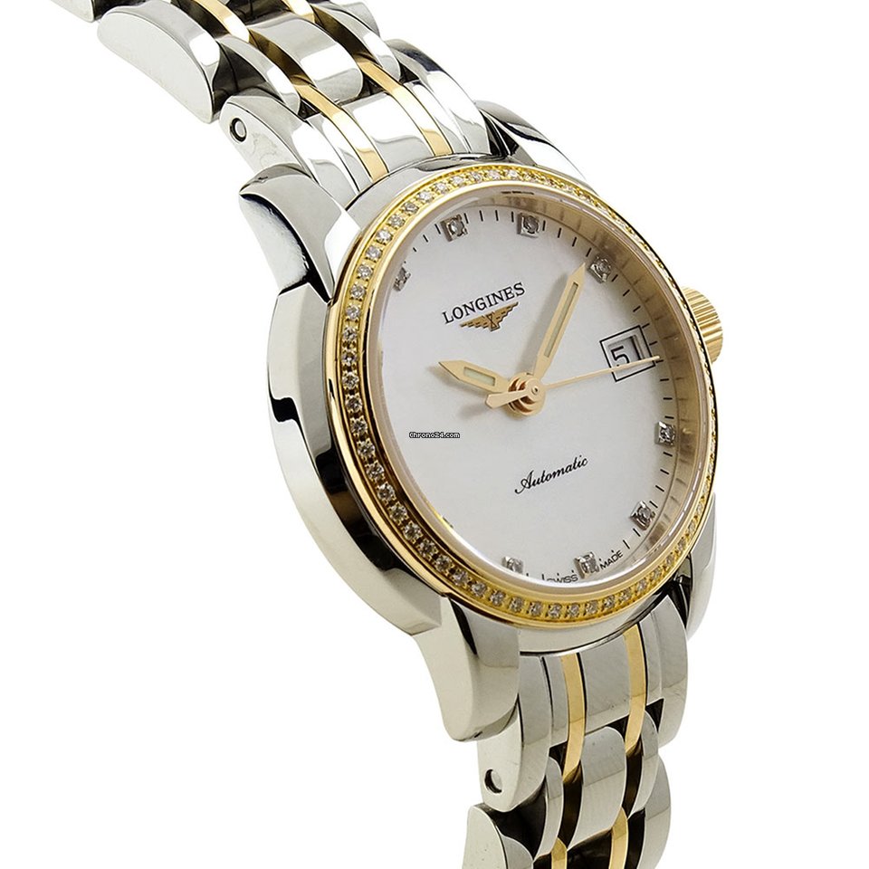 IMG_9081 Longines Saint-Imier Womens watch Automatic Gold Steel L2.263.5.87.7 Replica 4