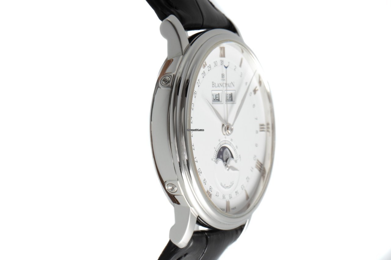Blancpain Villeret Quantieme Complet Mens watch Unisex Automatic Steel 6263 Replica 4