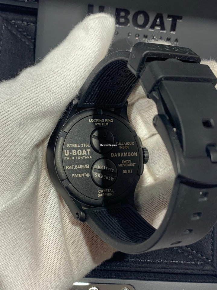 IMG_9081 U-Boat Mens watch Unisex Quartz Steel 8466 Replica 4