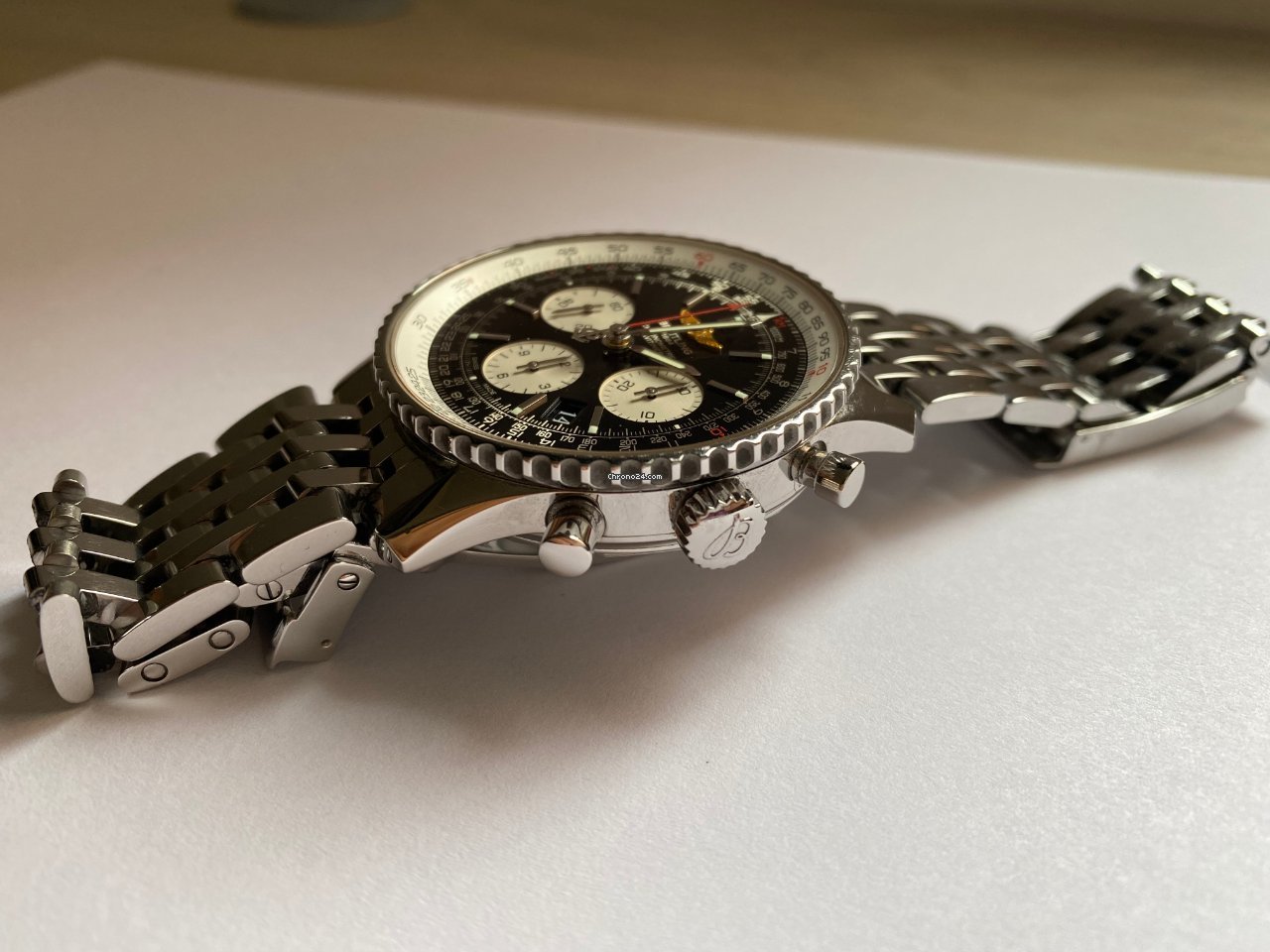 IMG_9081 Breitling Navitimer 01 Mens watch Unisex Automatic Steel AB 012012 Replica 4