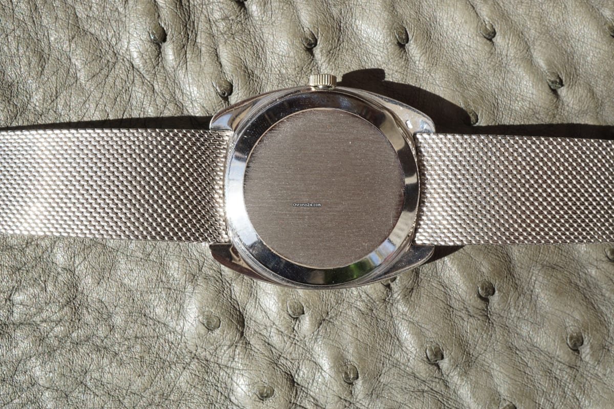 IWC Mens watch Unisex Quartz White gold 9601 Replica 4