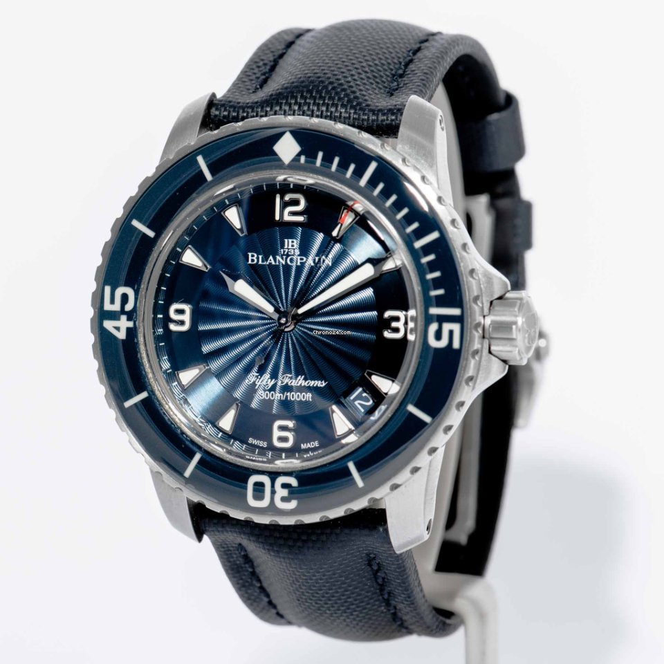 IMG_9081 Blancpain Fifty Fathoms Mens watch Unisex Automatic Steel 5015d-1140-52b Replica 4