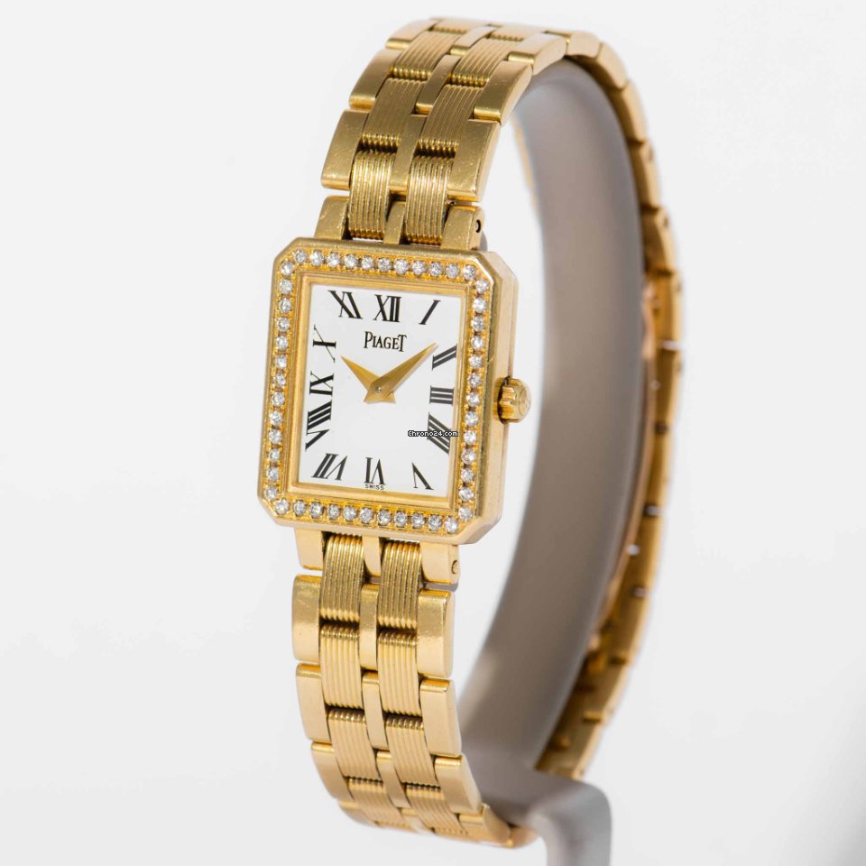 IMG_9081 Piaget Protocole Womens watch Quartz Yellow gold Piaget 5355 Replica 4