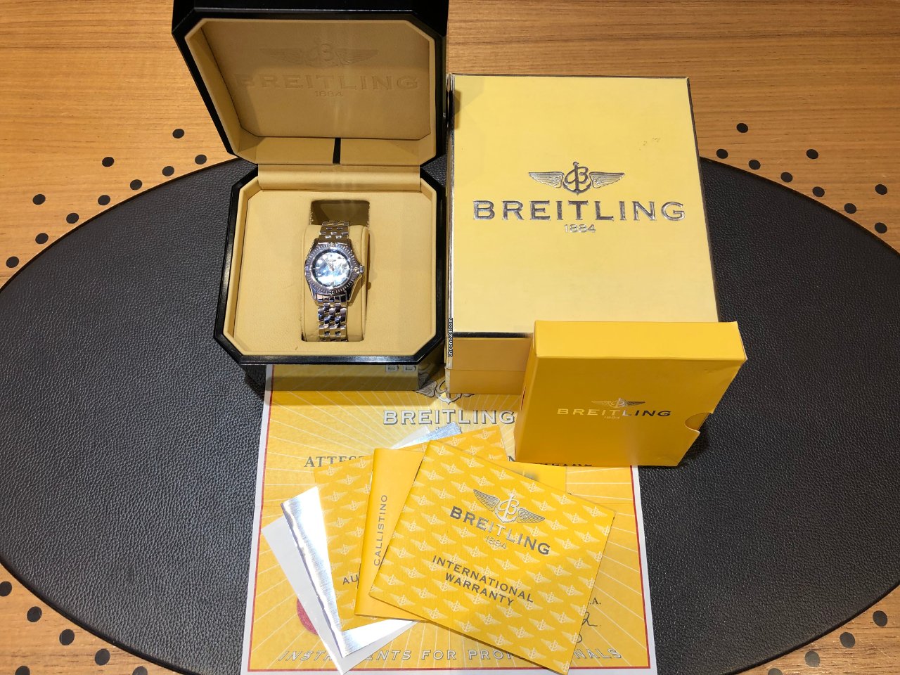 IMG_9081 Breitling Callistino Womens watch Automatic Steel A72345 Replica 4