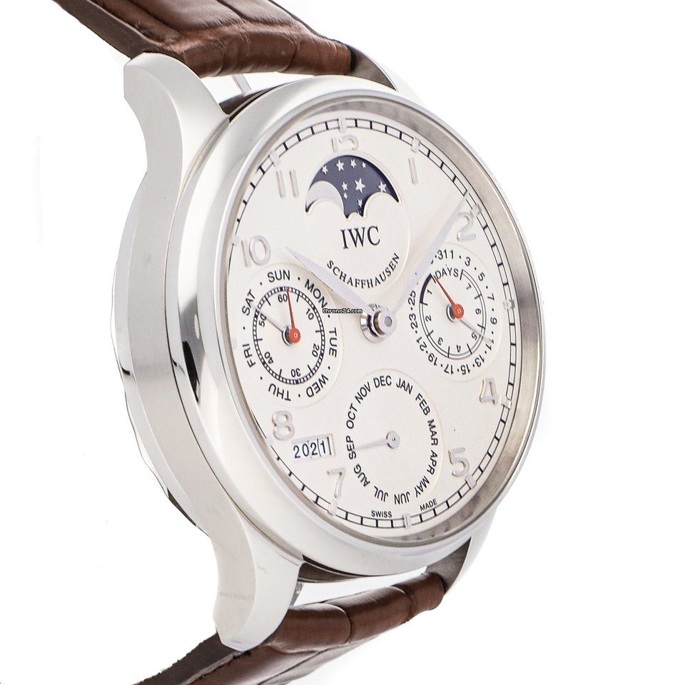 IMG_9081 IWC Portuguese Perpetual Calendar Mens watch Unisex Automatic Steel IW5023-08 Replica 4
