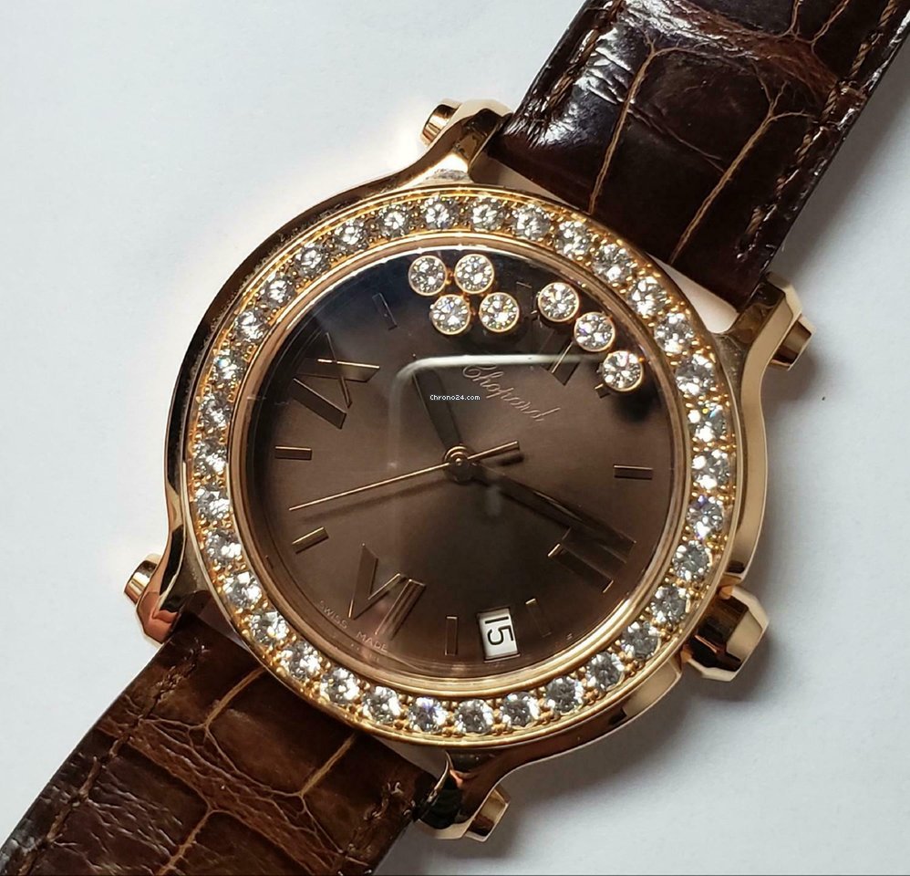 IMG_9081 Chopard Happy Sport Quartz Rose gold 277473-5008 Replica 4