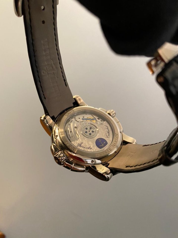 IMG_9081 Ulysse Nardin Sonata Mens watch Unisex Automatic White gold 670-88 Replica 4