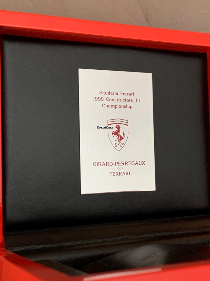 IMG_9081 Girard Perregaux Ferrari Mens watch Unisex Automatic White gold 4945 Replica 4