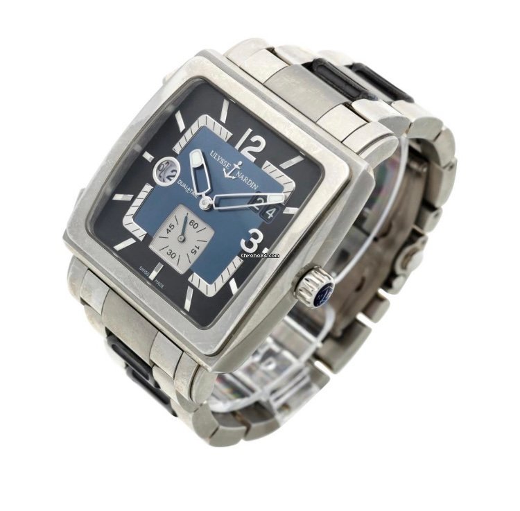 IMG_9081 Ulysse Nardin Dual Time Mens watch Unisex Automatic Steel 243-93 Replica 4
