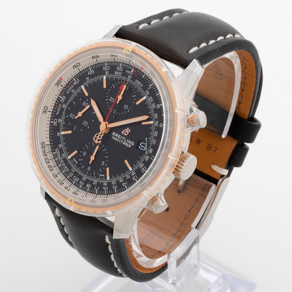 Breitling Navitimer Mens watch Unisex Automatic Gold Steel U13324211B1X1 Replica 4