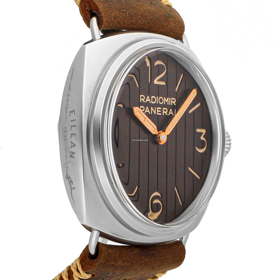 Panerai Mens watch Unisex Manual winding Steel PAM01243 Replica 4